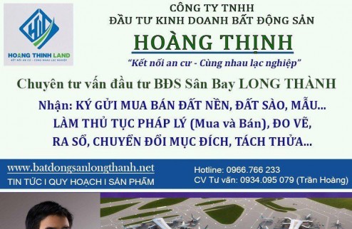 Chính chủ bán đất 2 mặt tiền đường lớn 6.967m2 gần cổng Sân Bay Long Thành và nhiều tiện ích khác.